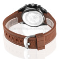 Оптовые продажи пользовательских водонепроницаемый силиконовый браслет часы